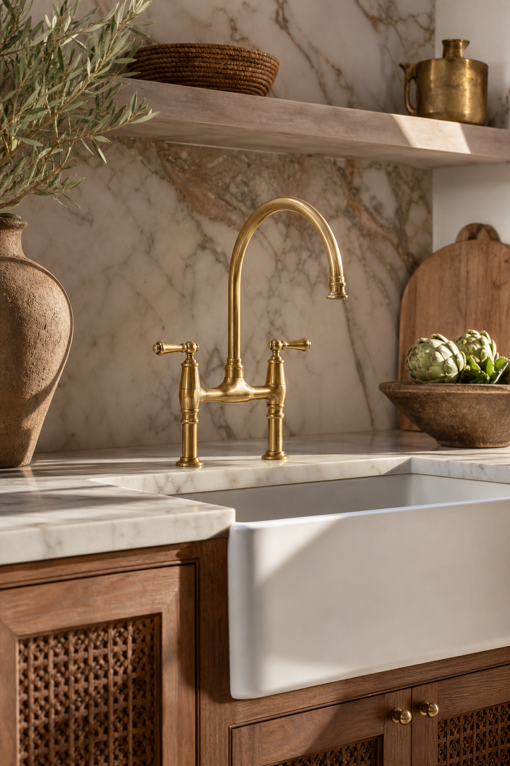 Kitchen Faucets ? handcrafted brass collection in Marrakech